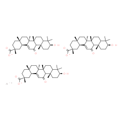ChemSpider 2D Image | Aluminium tris[(3beta,5xi,9xi,18alpha)-3-hydroxy-11-oxoolean-12-en-29-oate] | C90H135AlO12