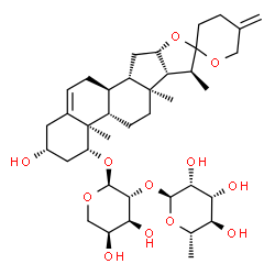 ChemSpider 2D Image | DESGLUCORUSCIN | C38H58O12