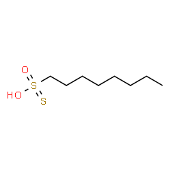 ChemSpider 2D Image | 1-Octanesulfonothioic O-acid | C8H18O2S2