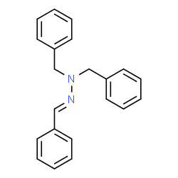 ChemSpider 2D Image | (2E)-1,1-Dibenzyl-2-benzylidenehydrazine | C21H20N2