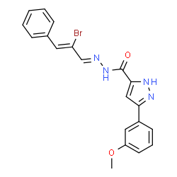 ChemSpider 2D Image | MFCD01915508 | C20H17BrN4O2