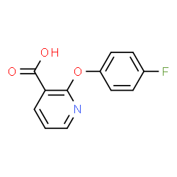 ChemSpider 2D Image | 2-(4-Fluorophenoxy)nicotinic acid | C12H8FNO3