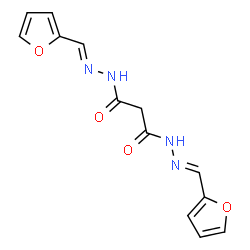 ChemSpider 2D Image | N'~1~,N'~3~-Bis[(E)-2-furylmethylene]malonohydrazide | C13H12N4O4