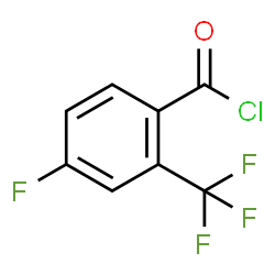 ChemSpider 2D Image | 4-Fluoro-2-(trifluoromethyl)benzoyl chloride | C8H3ClF4O