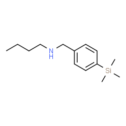 ChemSpider 2D Image | N-[4-(Trimethylsilyl)benzyl]-1-butanamine | C14H25NSi