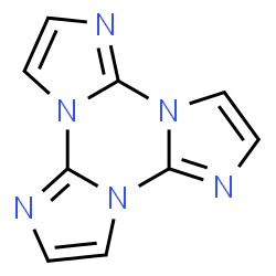 ChemSpider 2D Image | Triimidazo[1,2-a:1',2'-c:1",2"-e][1,3,5]triazine | C9H6N6