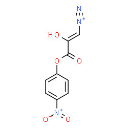 ChemSpider 2D Image | (1Z)-2-Hydroxy-3-(4-nitrophenoxy)-3-oxo-1-propene-1-diazonium | C9H6N3O5