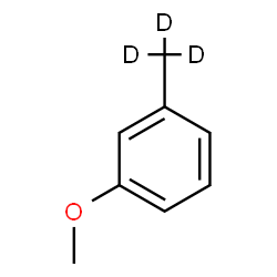 ChemSpider 2D Image | 3-METHOXYTOLUENE-A,A,A-D3 | C8H7D3O