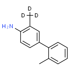 ChemSpider 2D Image | 2'-Methyl-3-(~2~H_3_)methyl-4-biphenylamine | C14H12D3N