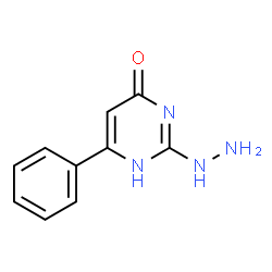 ChemSpider 2D Image | 2-Hydrazino-6-phenylpyrimidin-4-ol | C10H10N4O