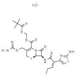 ChemSpider 2D Image | Cefcapene pivoxil hydrochloride | C23H30ClN5O8S2