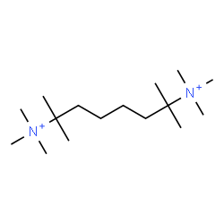 ChemSpider 2D Image | N,N,N,N',N',N',2,7-Octamethyl-2,7-octanediaminium | C16H38N2