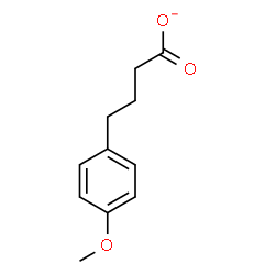 ChemSpider 2D Image | 4-(4-Methoxyphenyl)butanoate | C11H13O3