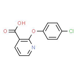 ChemSpider 2D Image | 2-(4-Chlorophenoxy)nicotinic acid | C12H8ClNO3