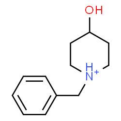 ChemSpider 2D Image | 1-Benzyl-4-hydroxypiperidinium | C12H18NO