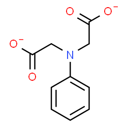 ChemSpider 2D Image | phenyliminodiacetate | C10H9NO4