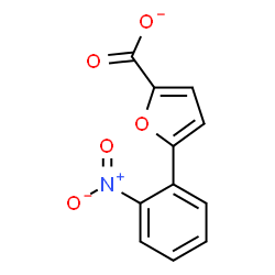 ChemSpider 2D Image | 5-(2-Nitrophenyl)-2-furoate | C11H6NO5