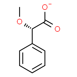 ChemSpider 2D Image | (2S)-Methoxy(phenyl)acetate | C9H9O3