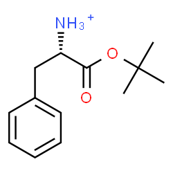 ChemSpider 2D Image | (2S)-1-[(2-Methyl-2-propanyl)oxy]-1-oxo-3-phenyl-2-propanaminium | C13H20NO2