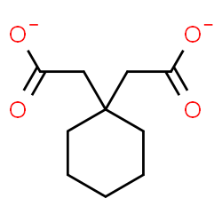 ChemSpider 2D Image | 2,2'-(1,1-Cyclohexanediyl)diacetate | C10H14O4