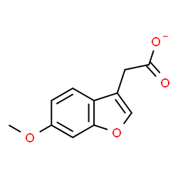 ChemSpider 2D Image | (6-Methoxy-1-benzofuran-3-yl)acetate | C11H9O4