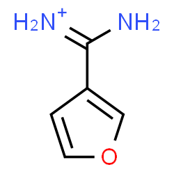 ChemSpider 2D Image | Amino(3-furyl)methaniminium | C5H7N2O