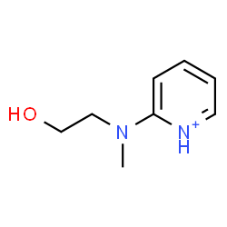 ChemSpider 2D Image | 2-[(2-Hydroxyethyl)(methyl)amino]pyridinium | C8H13N2O