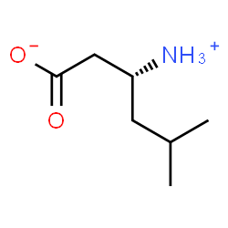 ChemSpider 2D Image | (3R)-3-Ammonio-5-methylhexanoate | C7H15NO2
