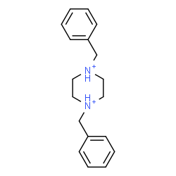 ChemSpider 2D Image | 1,4-Dibenzylpiperazinediium | C18H24N2