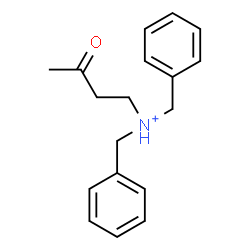 ChemSpider 2D Image | N,N-Dibenzyl-3-oxo-1-butanaminium | C18H22NO