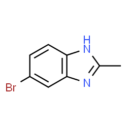 ChemSpider 2D Image | 5-Bromo-2-methyl-1H-benzimidazole | C8H7BrN2