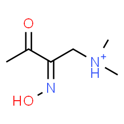 ChemSpider 2D Image | (2Z)-2-(Hydroxyimino)-N,N-dimethyl-3-oxo-1-butanaminium | C6H13N2O2