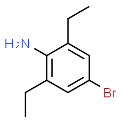 ChemSpider 2D Image | 4-Bromo-2,6-diethylaniline | C10H14BrN