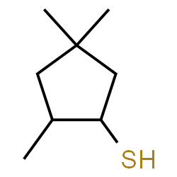 ChemSpider 2D Image | 2,4,4-Trimethylcyclopentanethiol | C8H16S