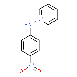 ChemSpider 2D Image | 1-[(4-Nitrophenyl)amino]pyridinium | C11H10N3O2