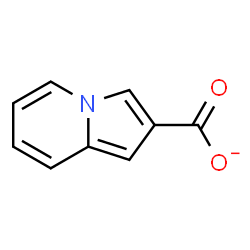 ChemSpider 2D Image | 2-Indolizinecarboxylate | C9H6NO2