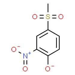 ChemSpider 2D Image | 4-(Methylsulfonyl)-2-nitrophenolate | C7H6NO5S