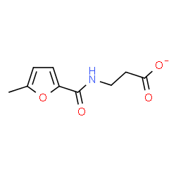 ChemSpider 2D Image | 3-[(5-Methyl-2-furoyl)amino]propanoate | C9H10NO4