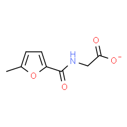 ChemSpider 2D Image | [(5-Methyl-2-furoyl)amino]acetate | C8H8NO4