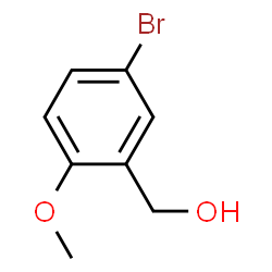 ChemSpider 2D Image | 5-bromo-2-methoxybenzyl alcohol | C8H9BrO2
