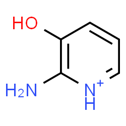 ChemSpider 2D Image | 2-Amino-3-hydroxypyridinium | C5H7N2O