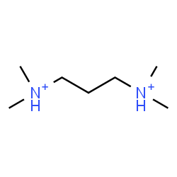 ChemSpider 2D Image | N,N,N',N'-Tetramethyl-1,3-propanediaminium | C7H20N2