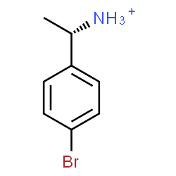 ChemSpider 2D Image | (1S)-1-(4-Bromophenyl)ethanaminium | C8H11BrN