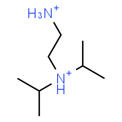 ChemSpider 2D Image | N,N-Diisopropyl-1,2-ethanediaminium | C8H22N2