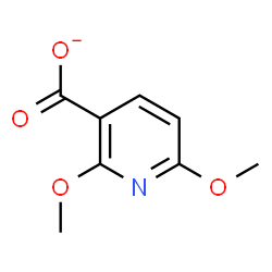 ChemSpider 2D Image | 2,6-Dimethoxynicotinate | C8H8NO4