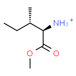 ChemSpider 2D Image | (2R,3S)-1-Methoxy-3-methyl-1-oxo-2-pentanaminium | C7H16NO2