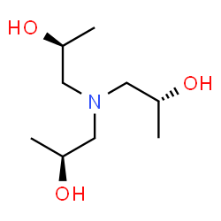 ChemSpider 2D Image | (2S,2'S,2''R)-1,1',1''-Nitrilotri(2-propanol) | C9H21NO3