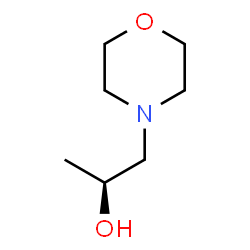 ChemSpider 2D Image | (2S)-1-(4-Morpholinyl)-2-propanol | C7H15NO2