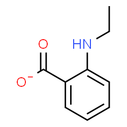 ChemSpider 2D Image | 2-(Ethylamino)benzoate | C9H10NO2