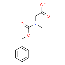 ChemSpider 2D Image | {[(Benzyloxy)carbonyl](methyl)amino}acetate | C11H12NO4